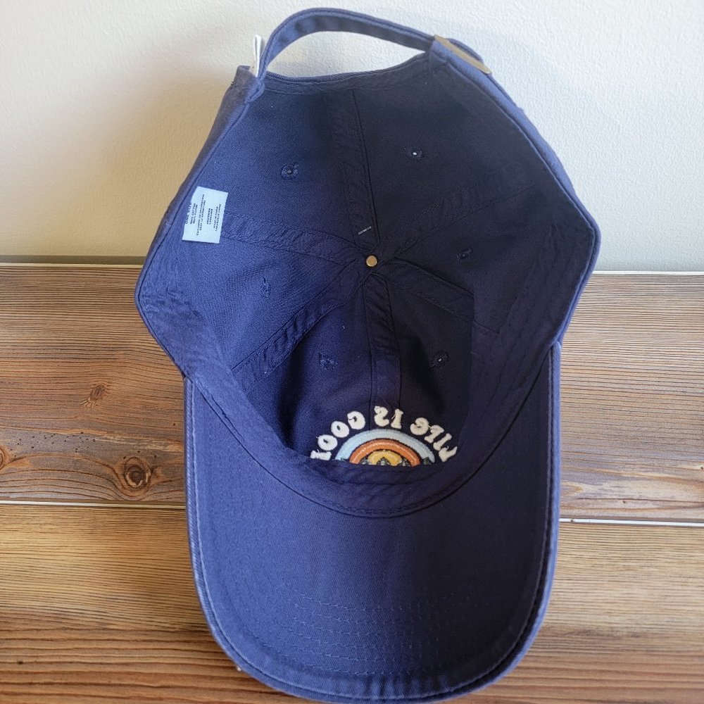 Life is Good- Rainbow Forest Tattered Sunwashed Chill Cap/Hat Unisex - Picture 4 of 5